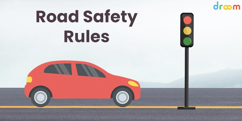 Car driving safely on a road, representing quick ride policy